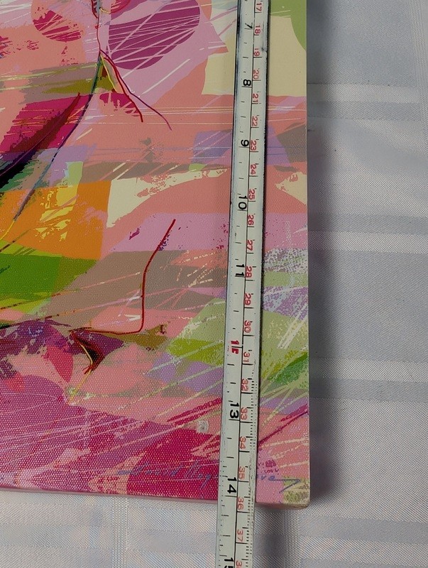 Abstract colorful portrait on canvas elvis - image 8 of 11