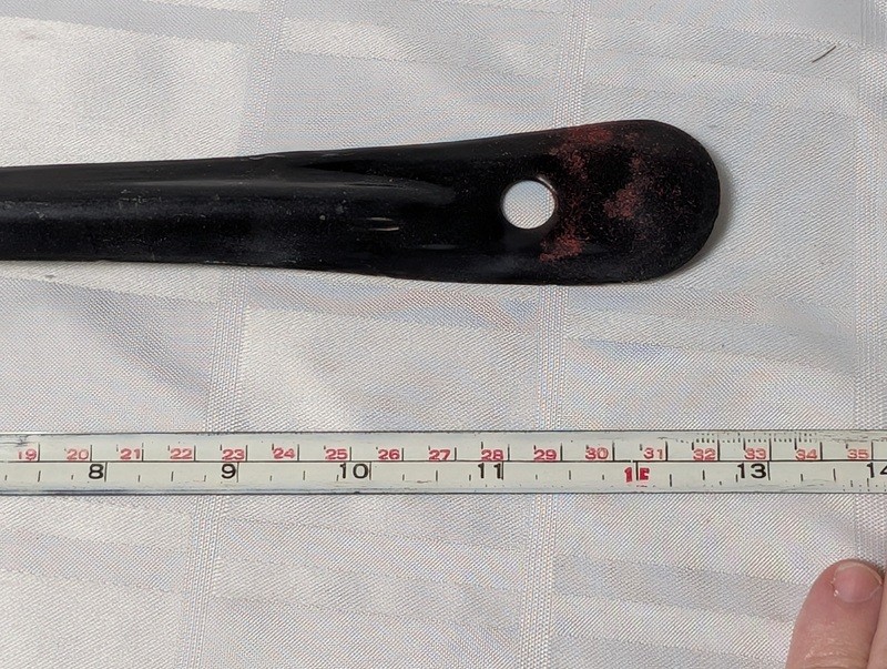 Long-handled black spoon with white ceramic bowl - image 7 of 8