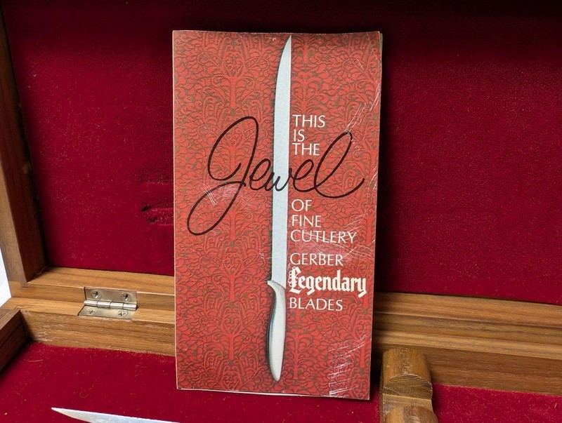 Gerber Legendary Blades carving set in wooden case - image 11 of 14