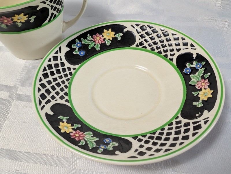 Teacup and Saucer Set, Woods Iron Ware (England) - image 10 of 16