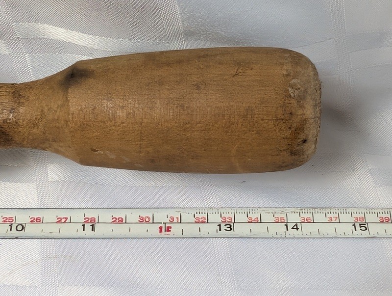Old wooden tapered-handled tool - image 10 of 10