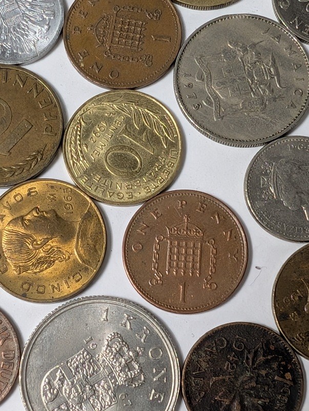 Assorted international coins - image 17 of 21