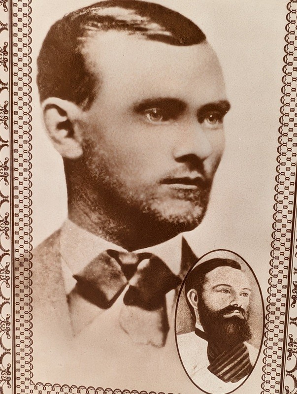 Two Vintage Old West Collector Postcards: Jesse James and Bat Masterson - image 3 of 12