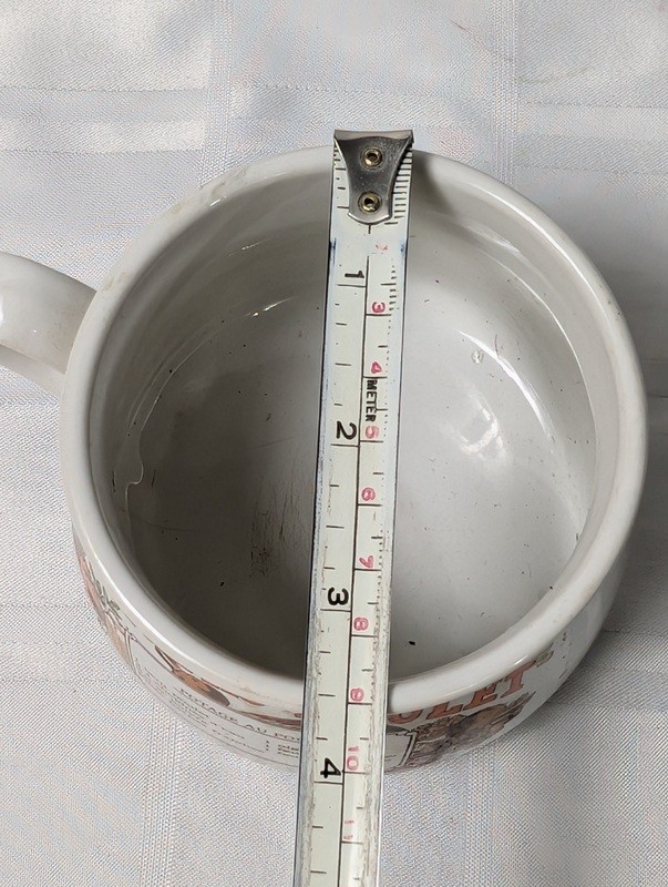 Ceramic chicken soup mug with recipe label - image 9 of 10