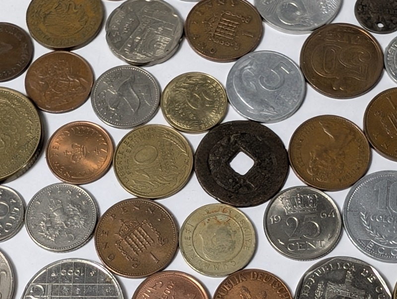 Assorted international coins - image 12 of 24