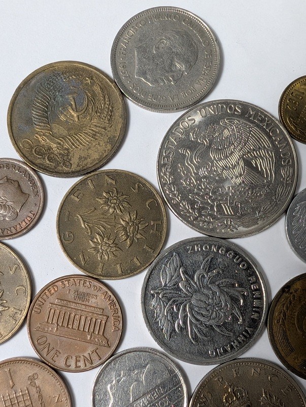 Assorted international coins - image 13 of 21