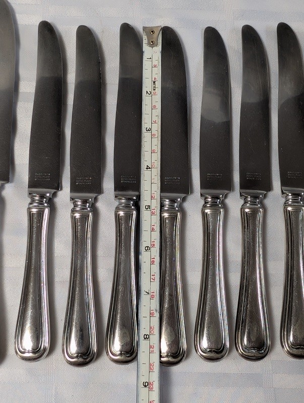 Set of stainless steel dinner knives with a Mason jar - image 7 of 10