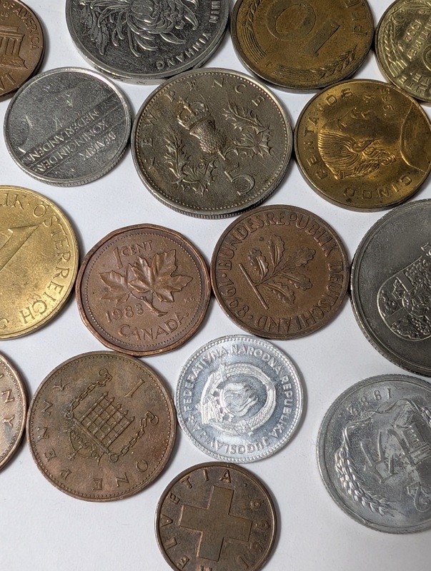 Assorted international coins - image 10 of 21