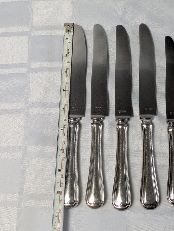 Set of stainless steel dinner knives with a Mason jar - image 5 of 10