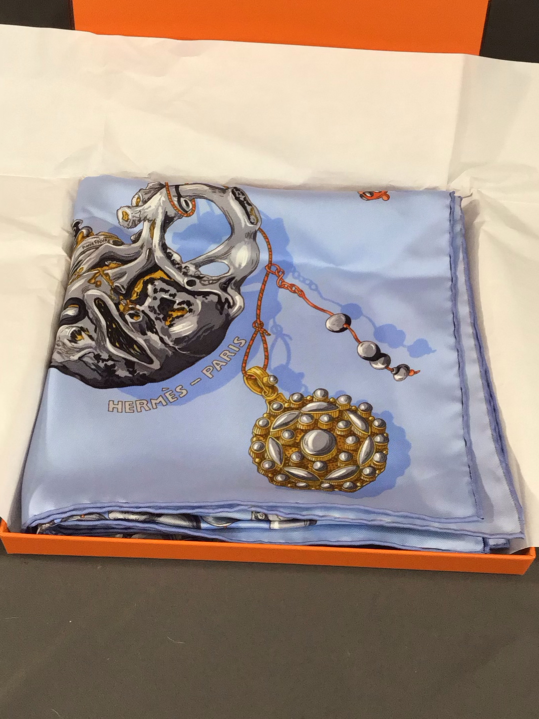 Hermès Rêves de Corail Silk Scarf - image 13 of 16