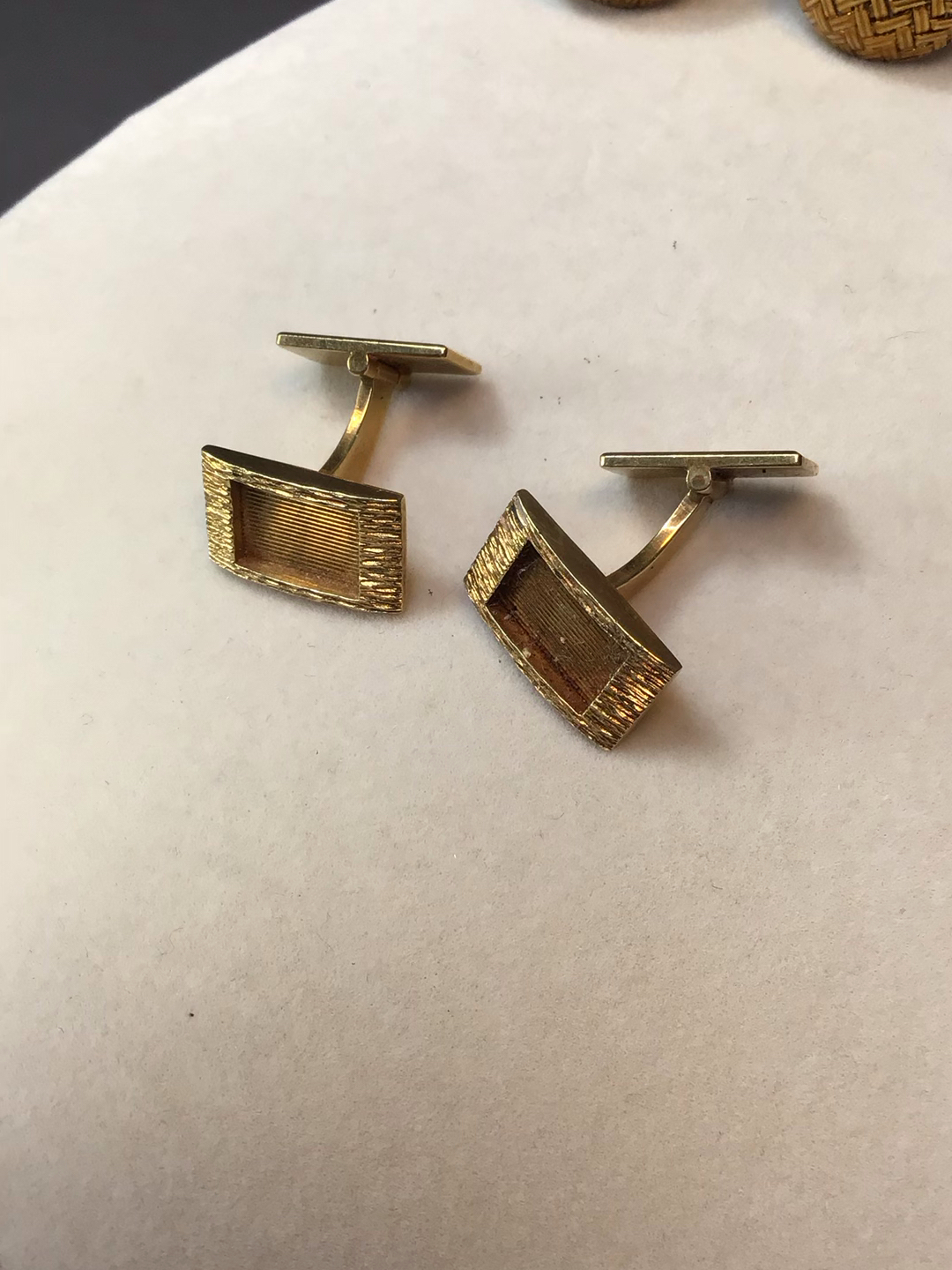 Vintage 14K / 18K Cufflinks (8+dwt, 9+dwt) - image 5 of 11