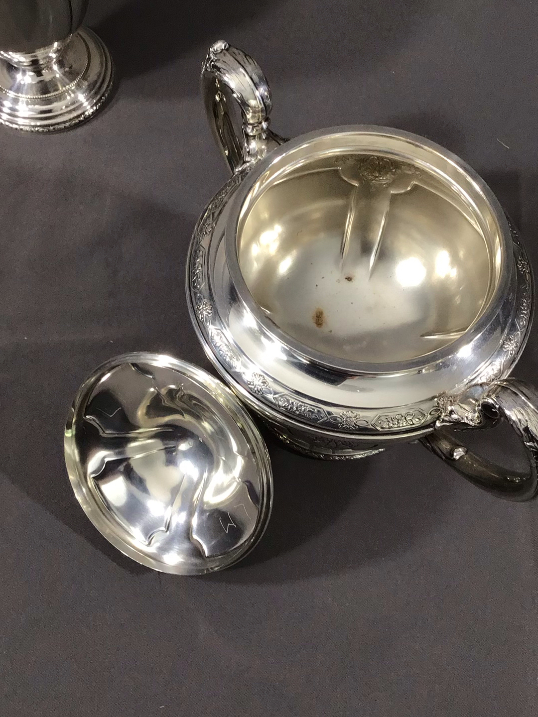 Towle Sterling Louis XIV Creamer / Sugar / Waste (600+dwt) - image 4 of 7