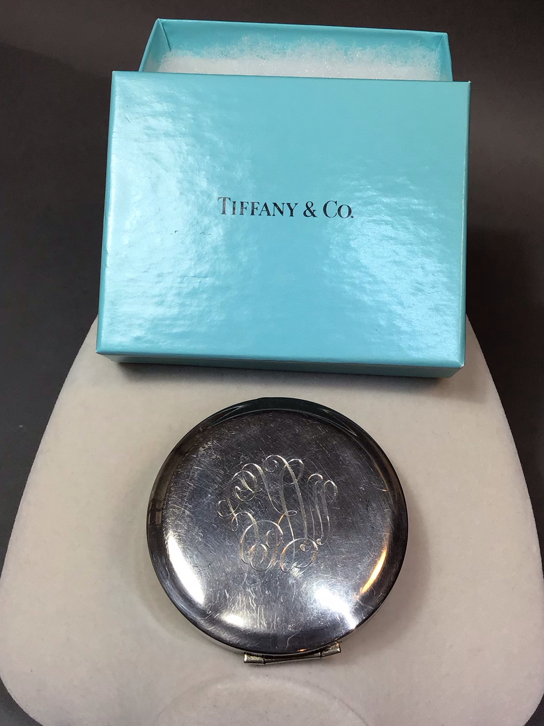 Antique Tiffany & Co. Sterling Compact (40+dwt) - image 2 of 11