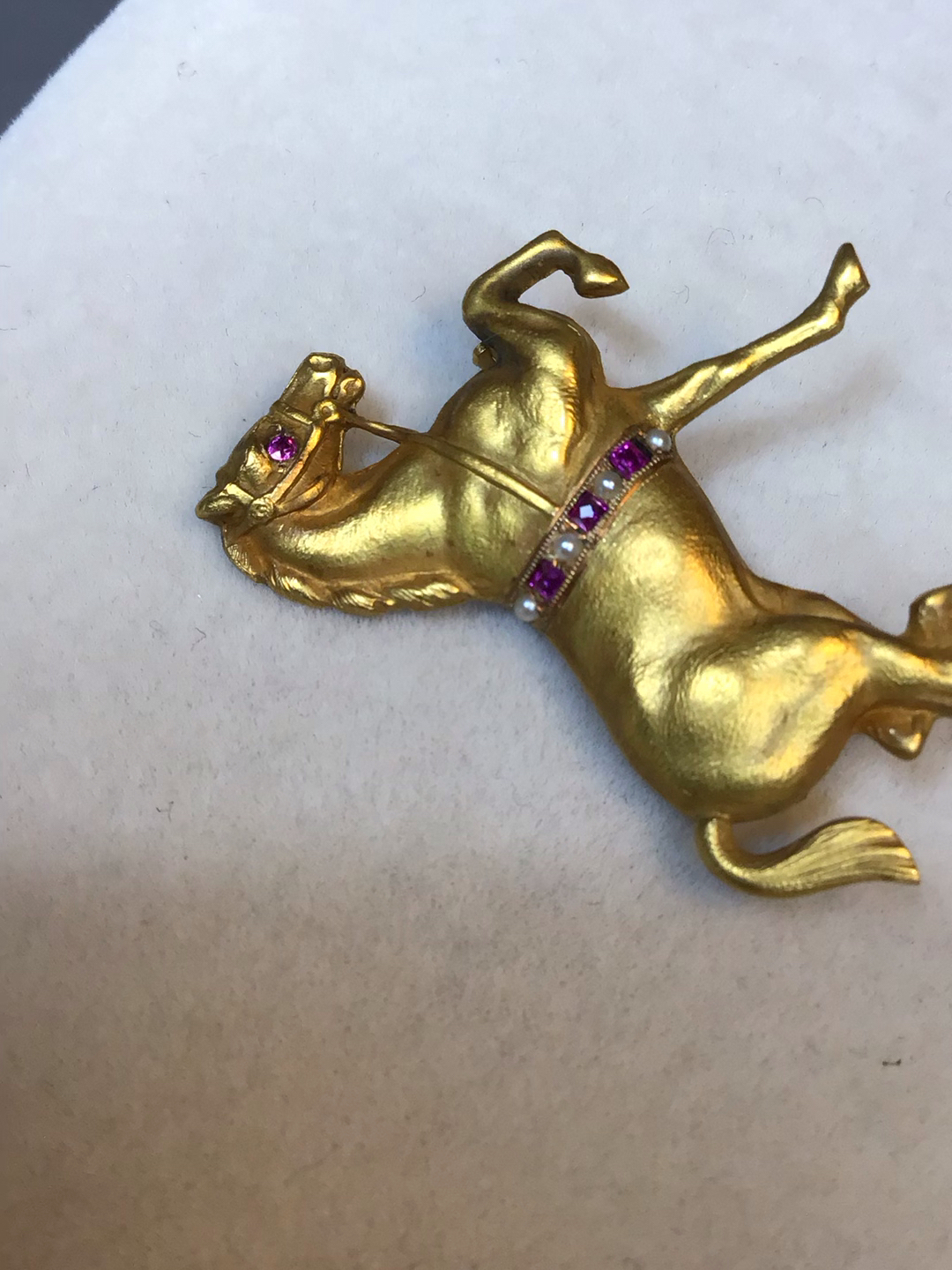 Antique 14K Yellow Gold Horse Pins (5+dwt) - image 3 of 10