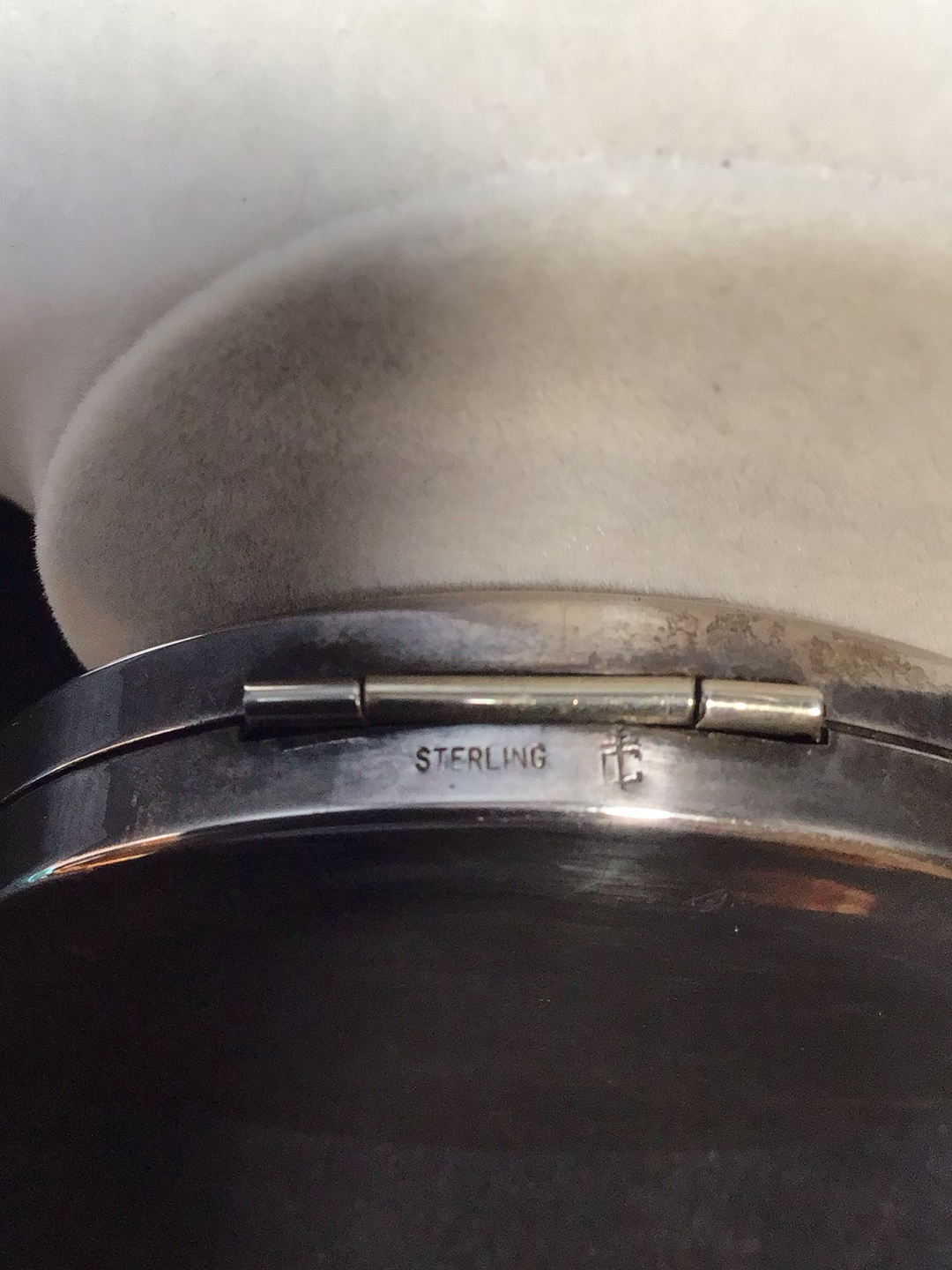 Antique Tiffany & Co. Sterling Compact (40+dwt) - image 10 of 11