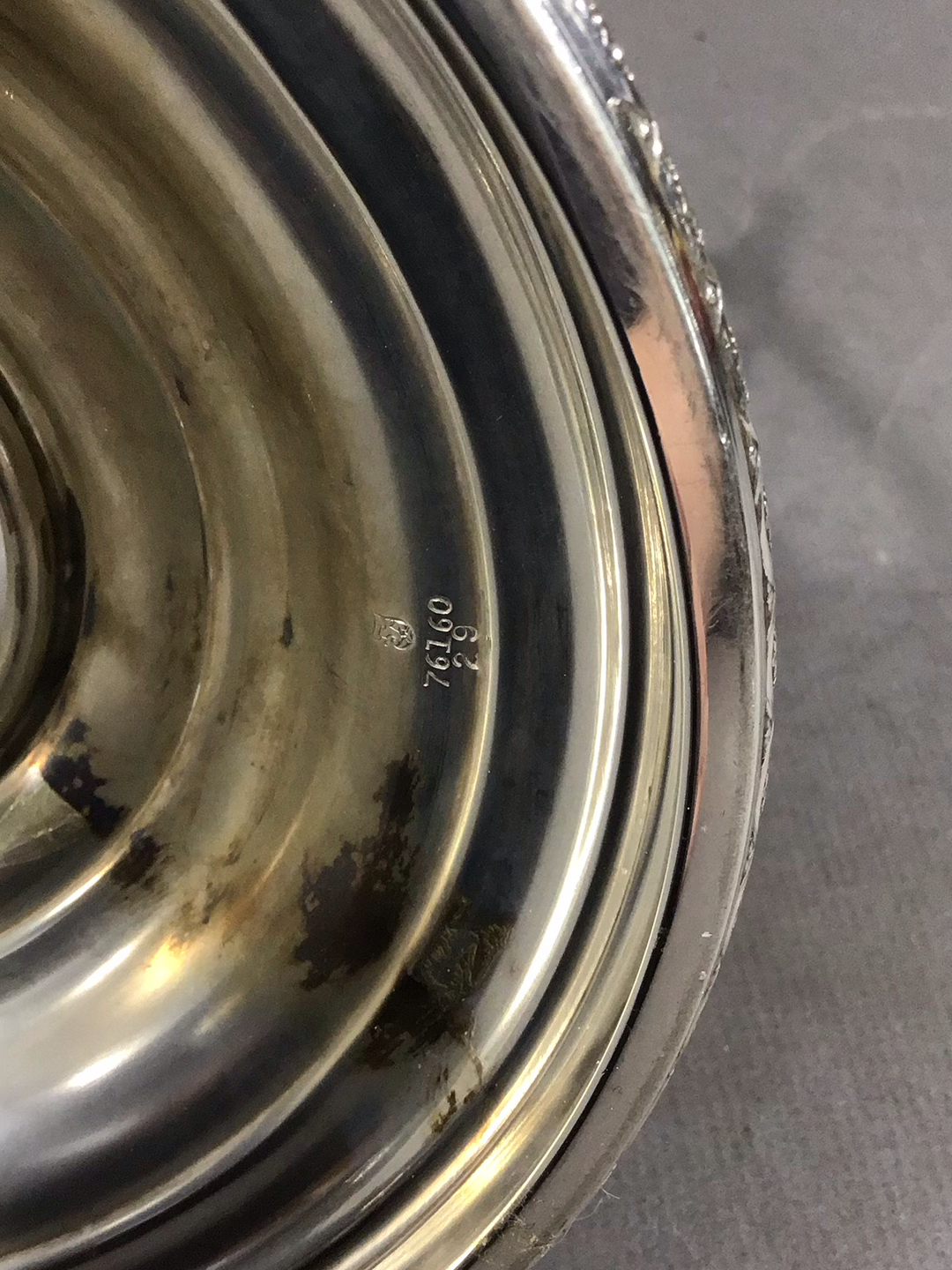 Towle Sterling Louis XIV Kettle & Warmer (1030+dwt) // updated dwt in title, unchanged in description - image 9 of 9
