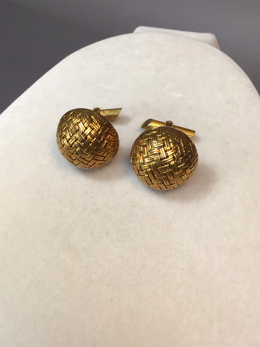 Vintage 14K / 18K Cufflinks (8+dwt, 9+dwt) - image 7 of 11
