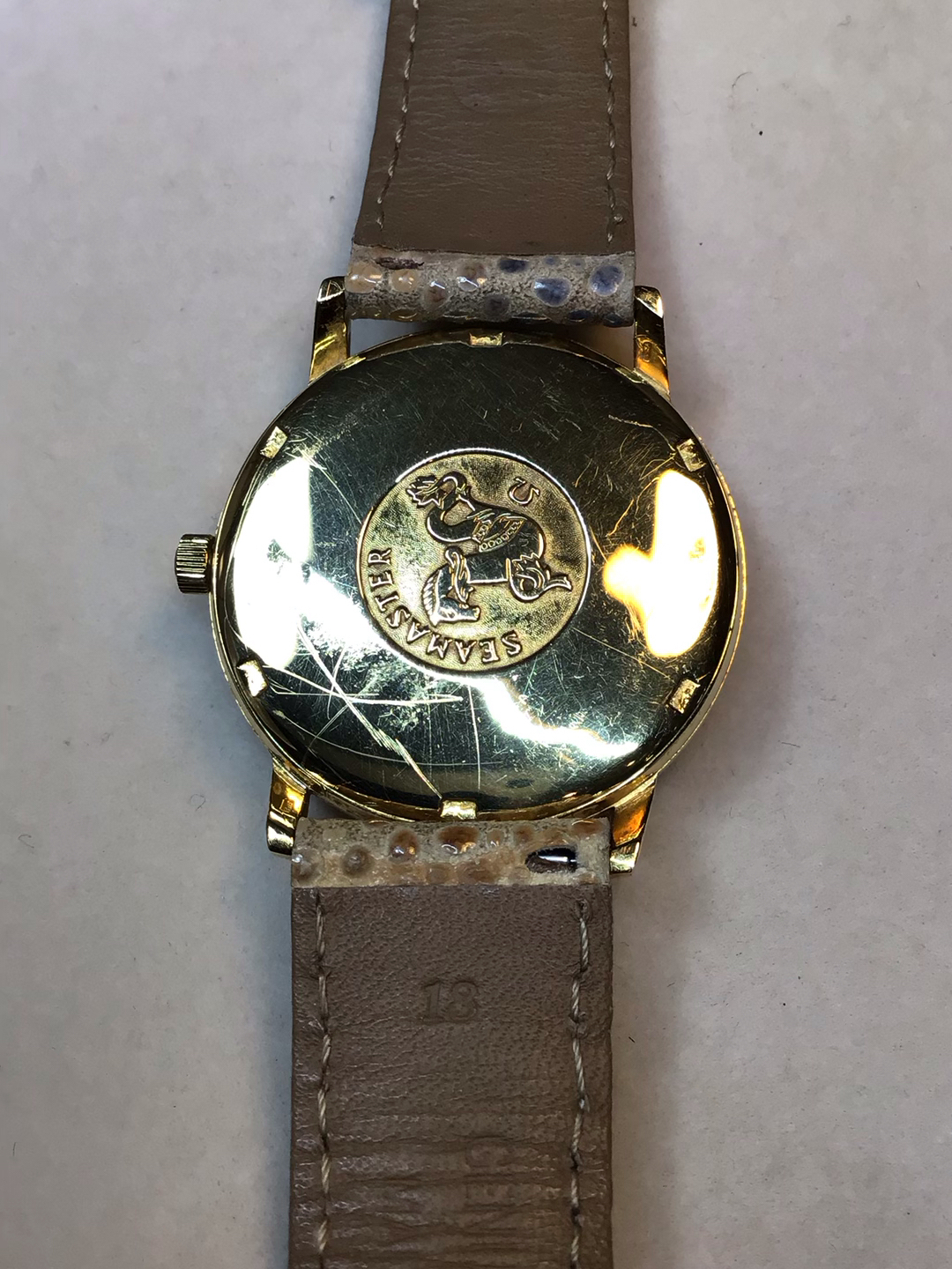 Vintage Omega 18K Seamaster Watch (4+dwt) - image 17 of 18