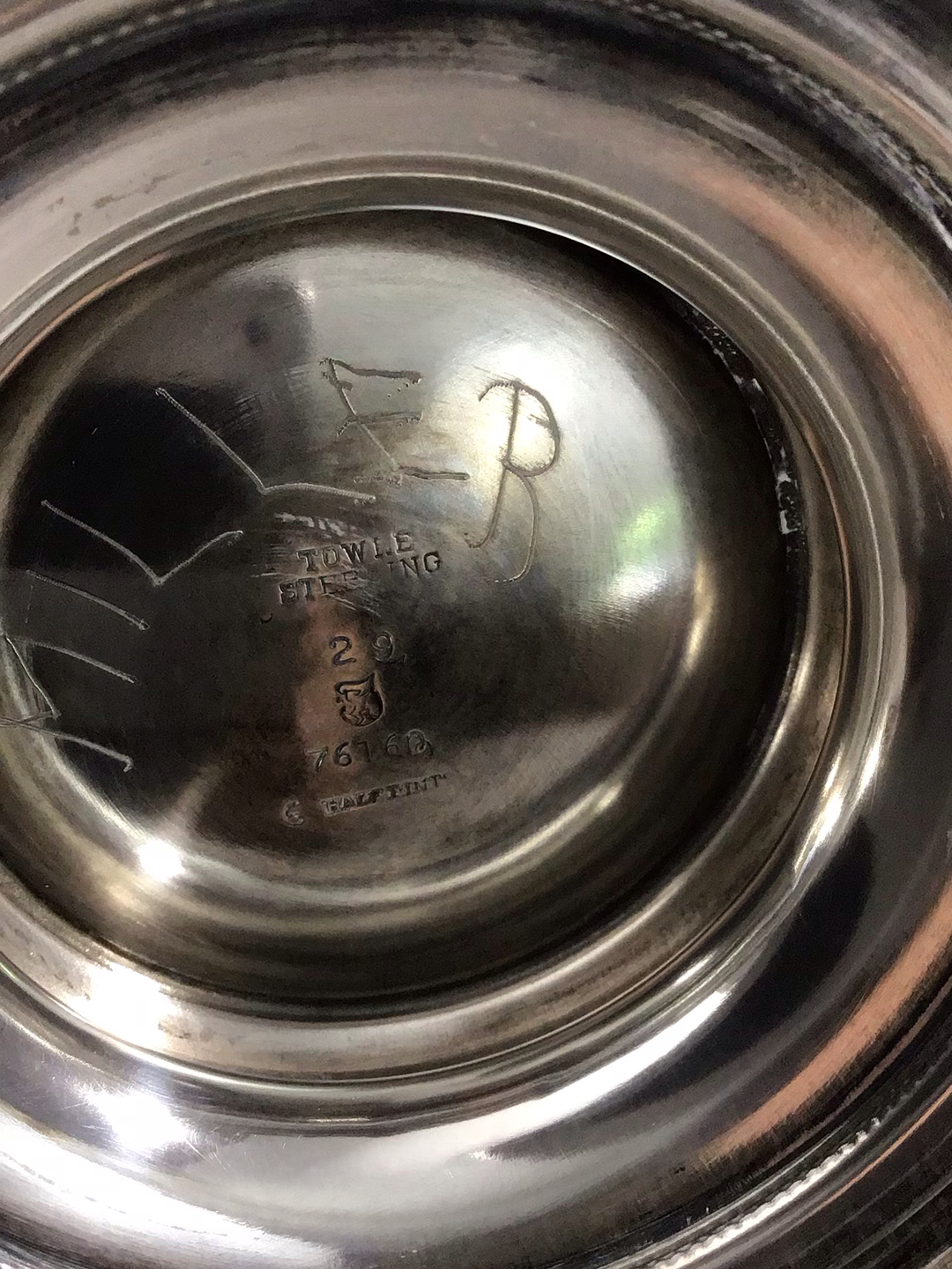 Towle Sterling Louis XIV Kettle & Warmer (1030+dwt) // updated dwt in title, unchanged in description - image 5 of 9