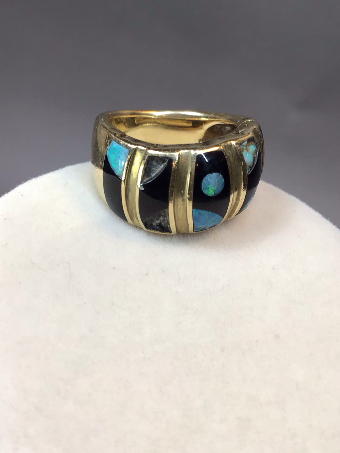 14K Yellow Gold Bracelet & Ring (18+dwt) - image 7 of 9