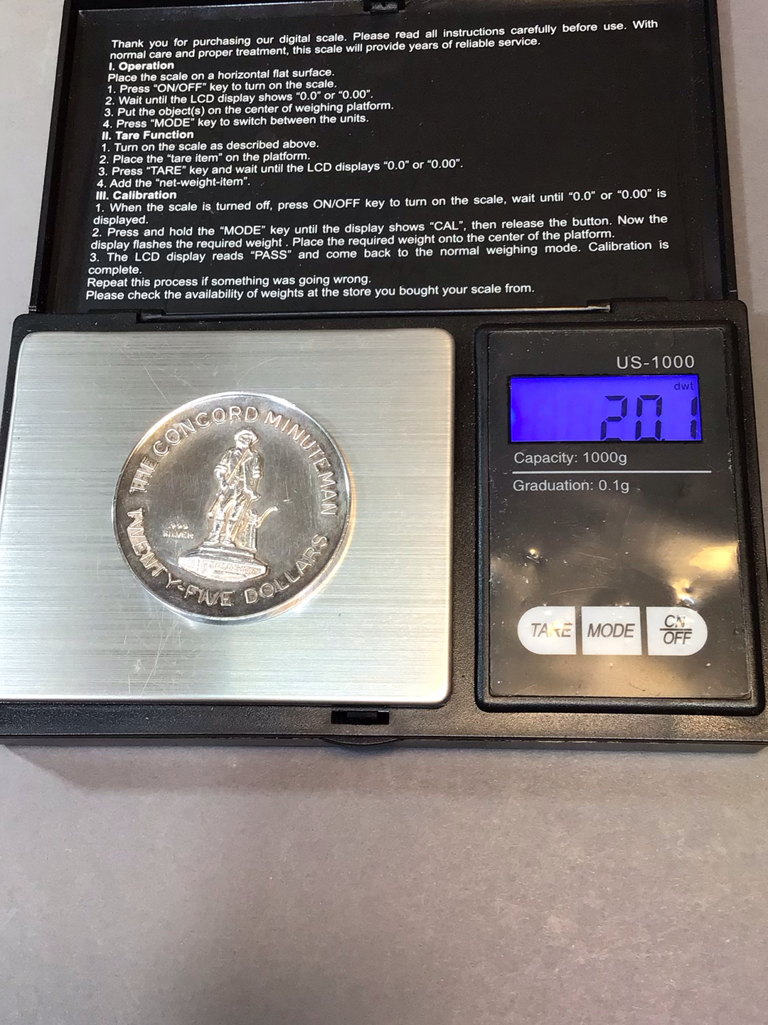 Shreve, Crump & Low Concord Minuteman Silver Coin (20+dwt) - image 6 of 6