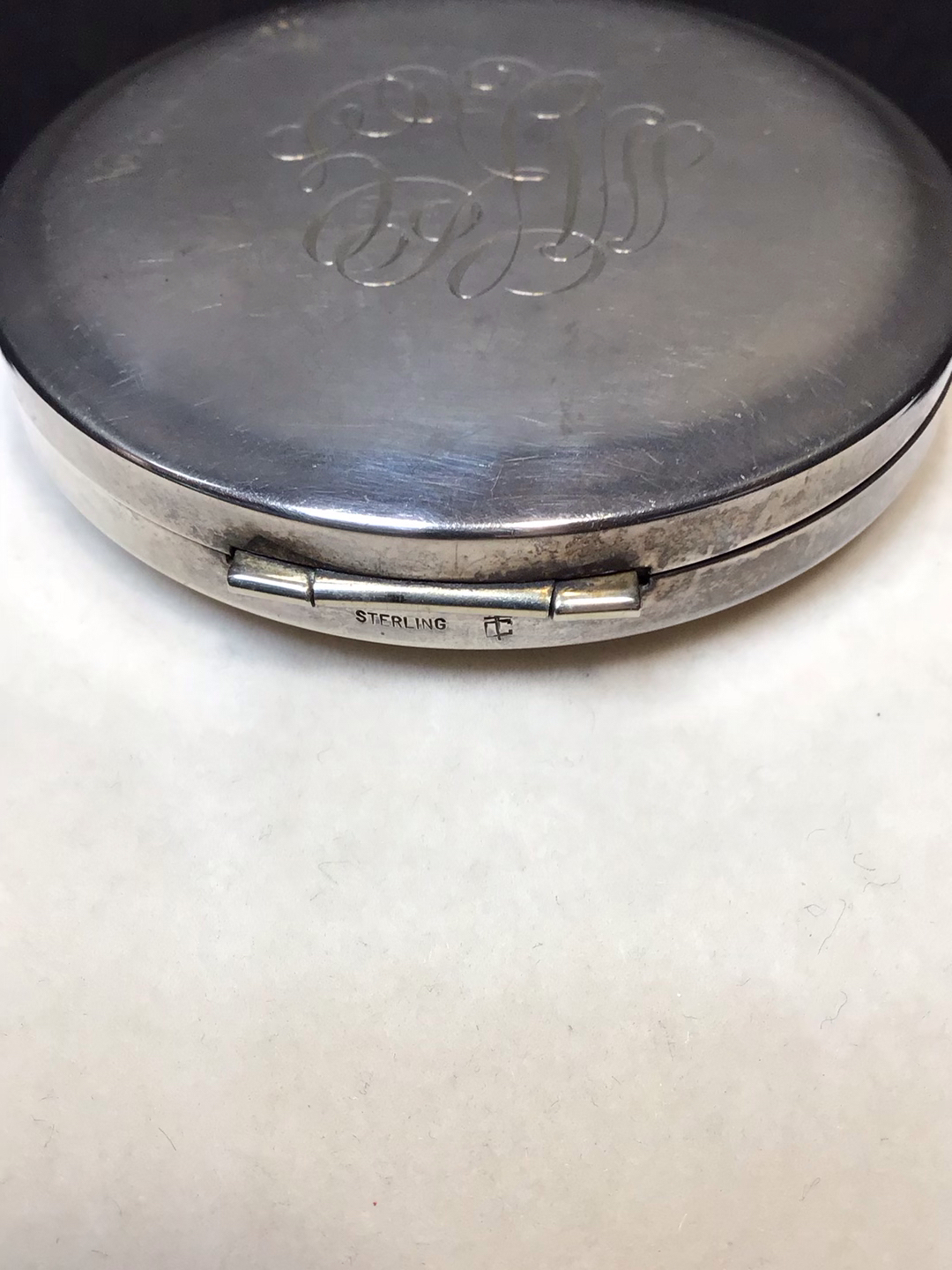 Antique Tiffany & Co. Sterling Compact (40+dwt) - image 9 of 11