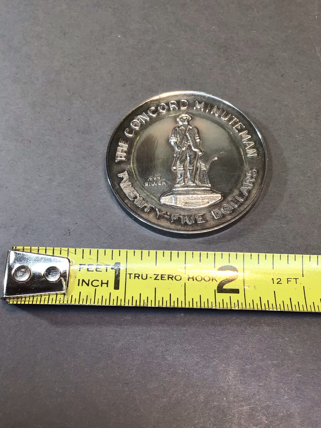 Shreve, Crump & Low Concord Minuteman Silver Coin (20+dwt) - image 5 of 6