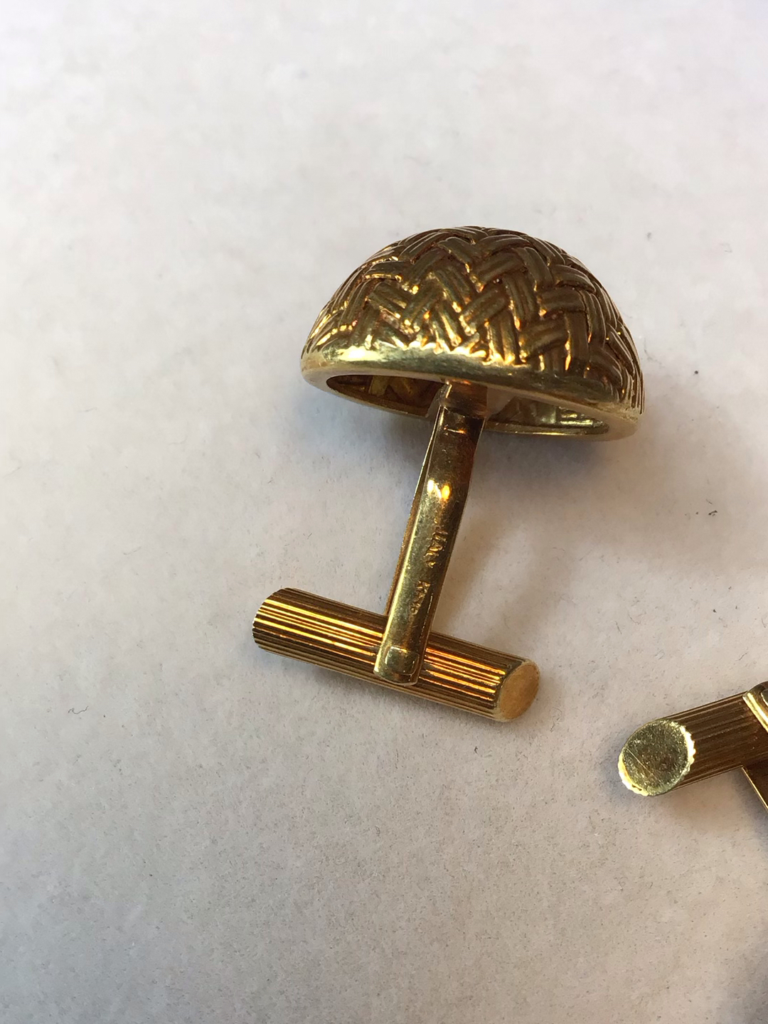 Vintage 14K / 18K Cufflinks (8+dwt, 9+dwt) - image 9 of 11