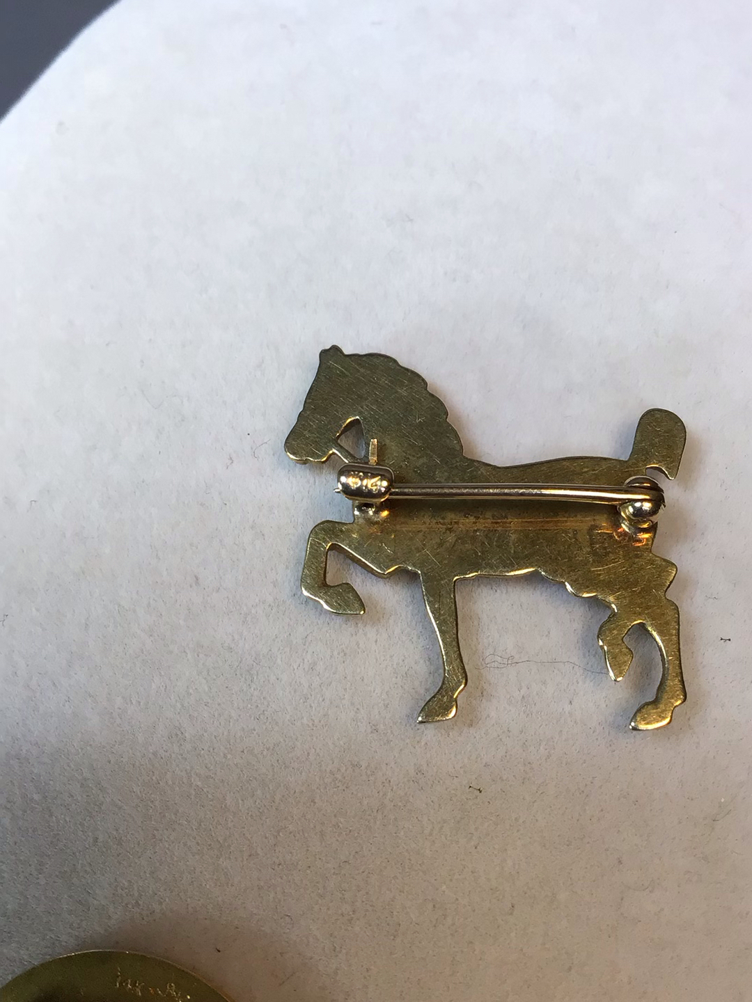 Antique 14K Yellow Gold Horse Pins (5+dwt) - image 6 of 10