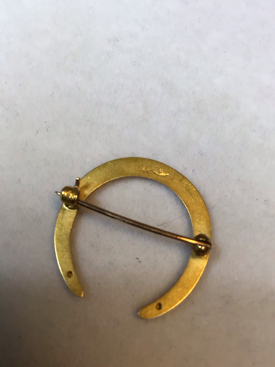 Antique 14K Yellow Gold Horse Pins (5+dwt) - image 8 of 10