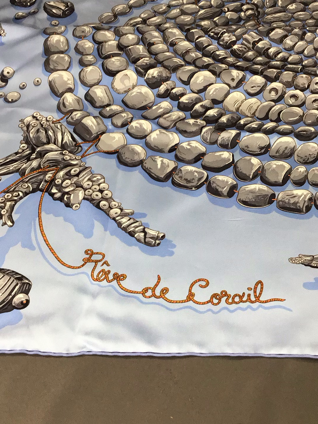 Hermès Rêves de Corail Silk Scarf - image 4 of 16