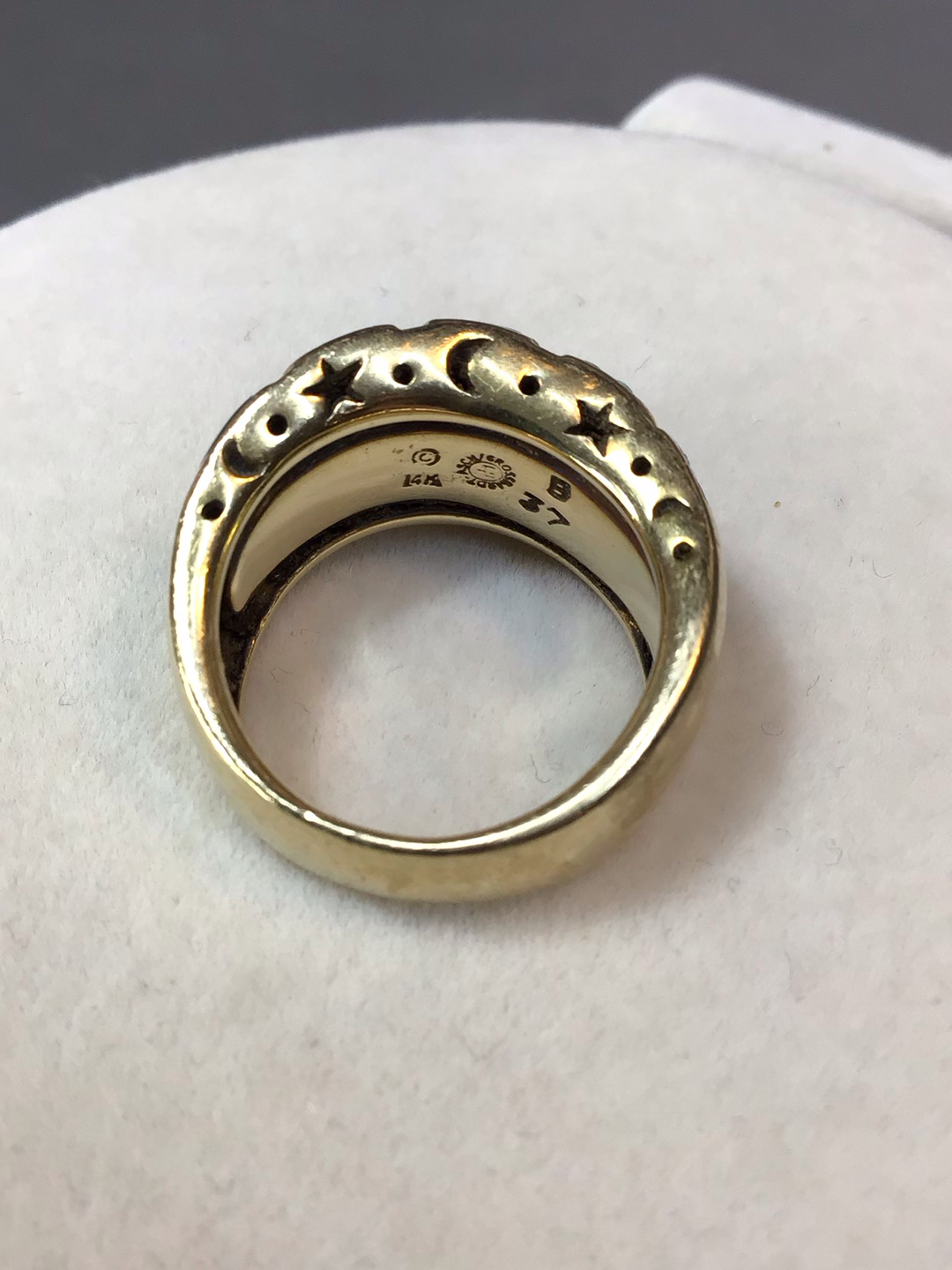 14K Yellow Gold Bracelet & Ring (18+dwt) - image 6 of 9