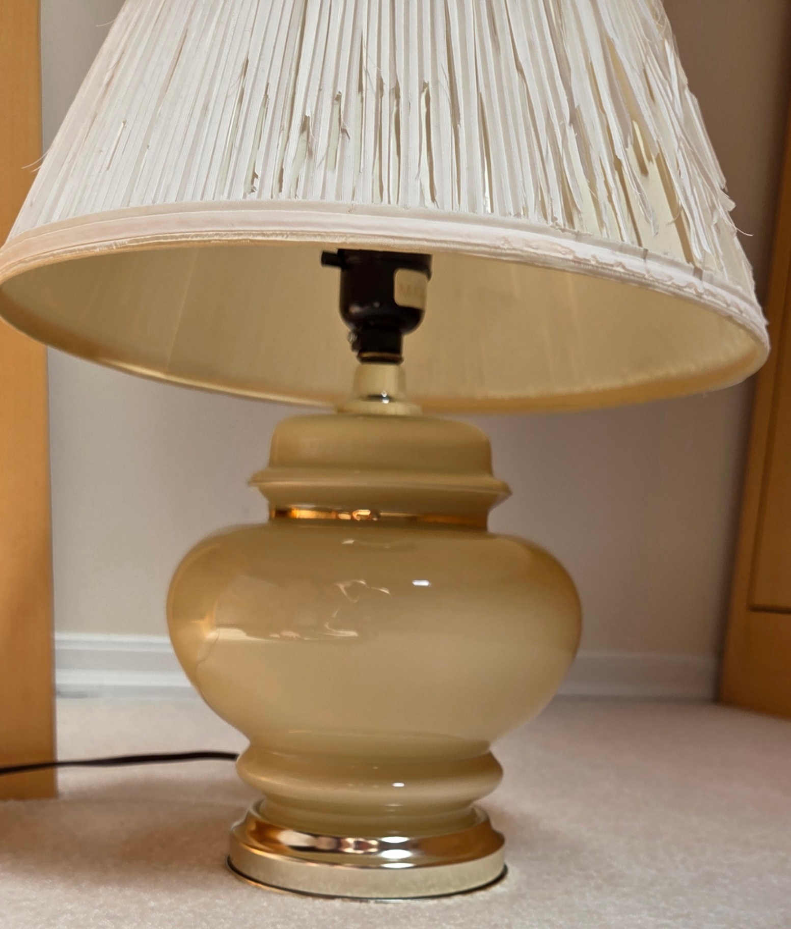Ceramic Table Lamp with Pleated Shade and Adjustable Desk Lamps - image 6 of 7