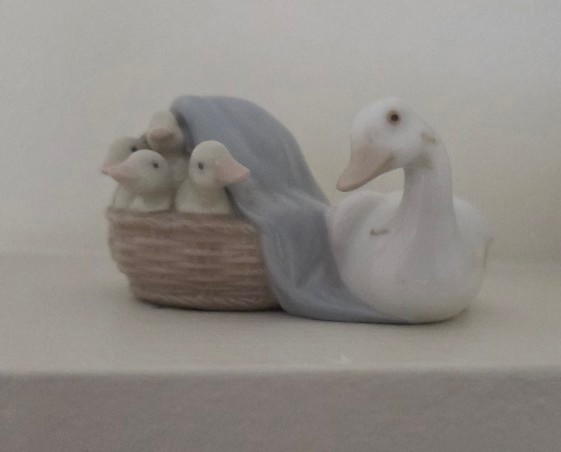 Ceramic Table Lamp with Porcelain Figurine Décor Pieces - image 6 of 6