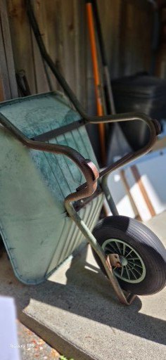 Wheelbarrow and Gardening Tools - image 5 of 5