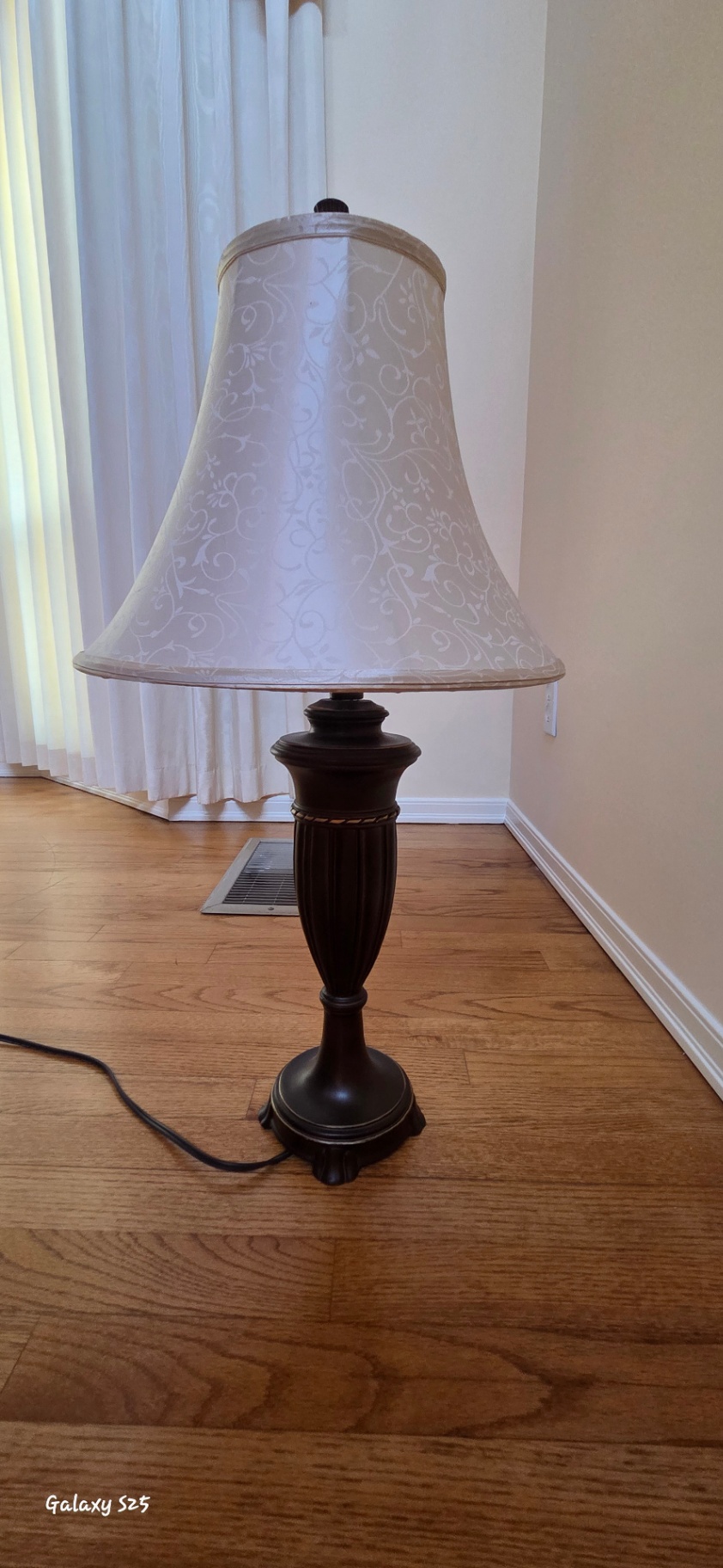 Pair of Traditional Table Lamps – Bronze Urn & Porcelain Ginger Jar - image 1 of 6