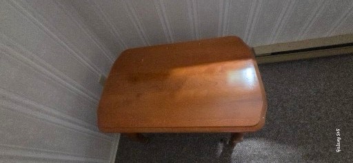Wood Side Table with Spindle Legs (Drop-Leaf/Gate-Leg Style) - image 2 of 4
