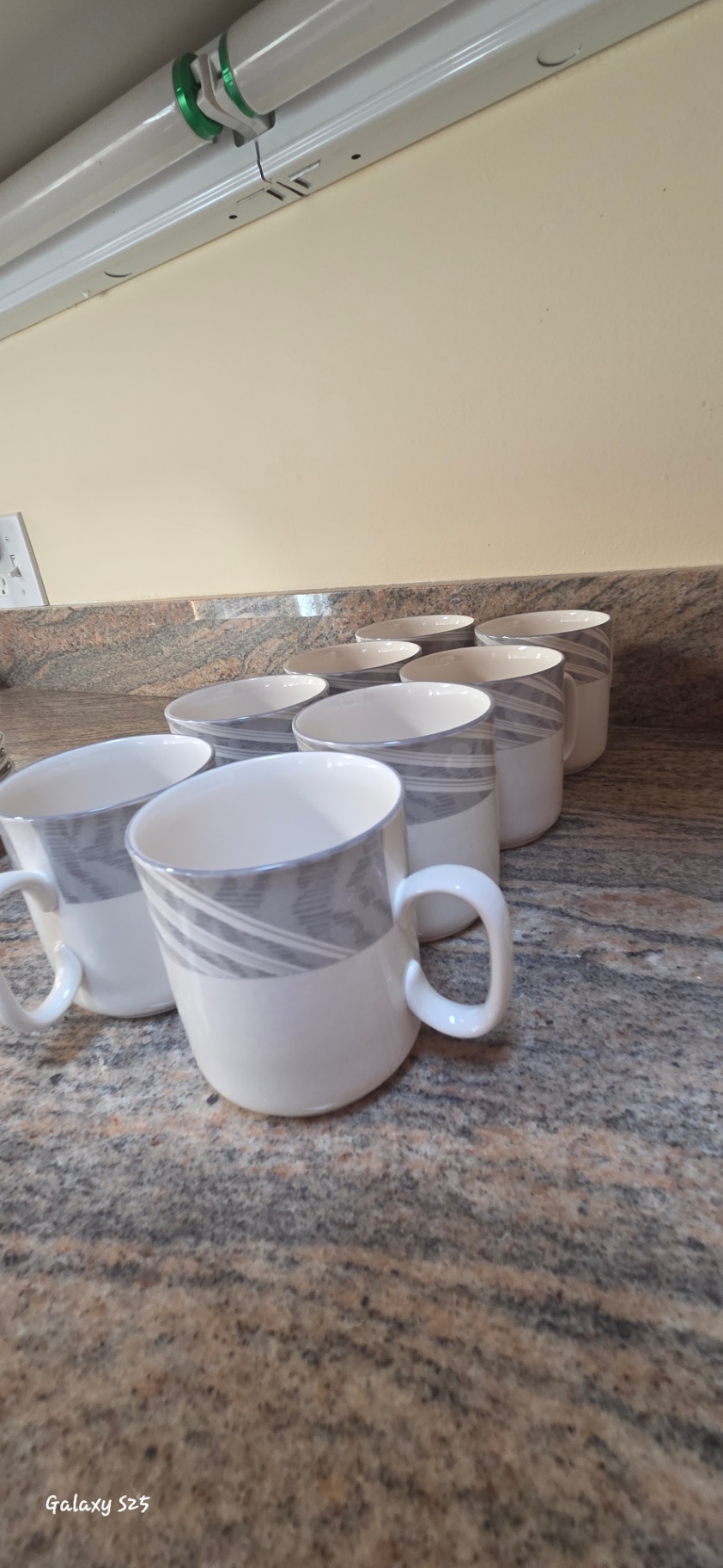 Porcelain Dinnerware Set – Grey Swirl Pattern - image 12 of 18