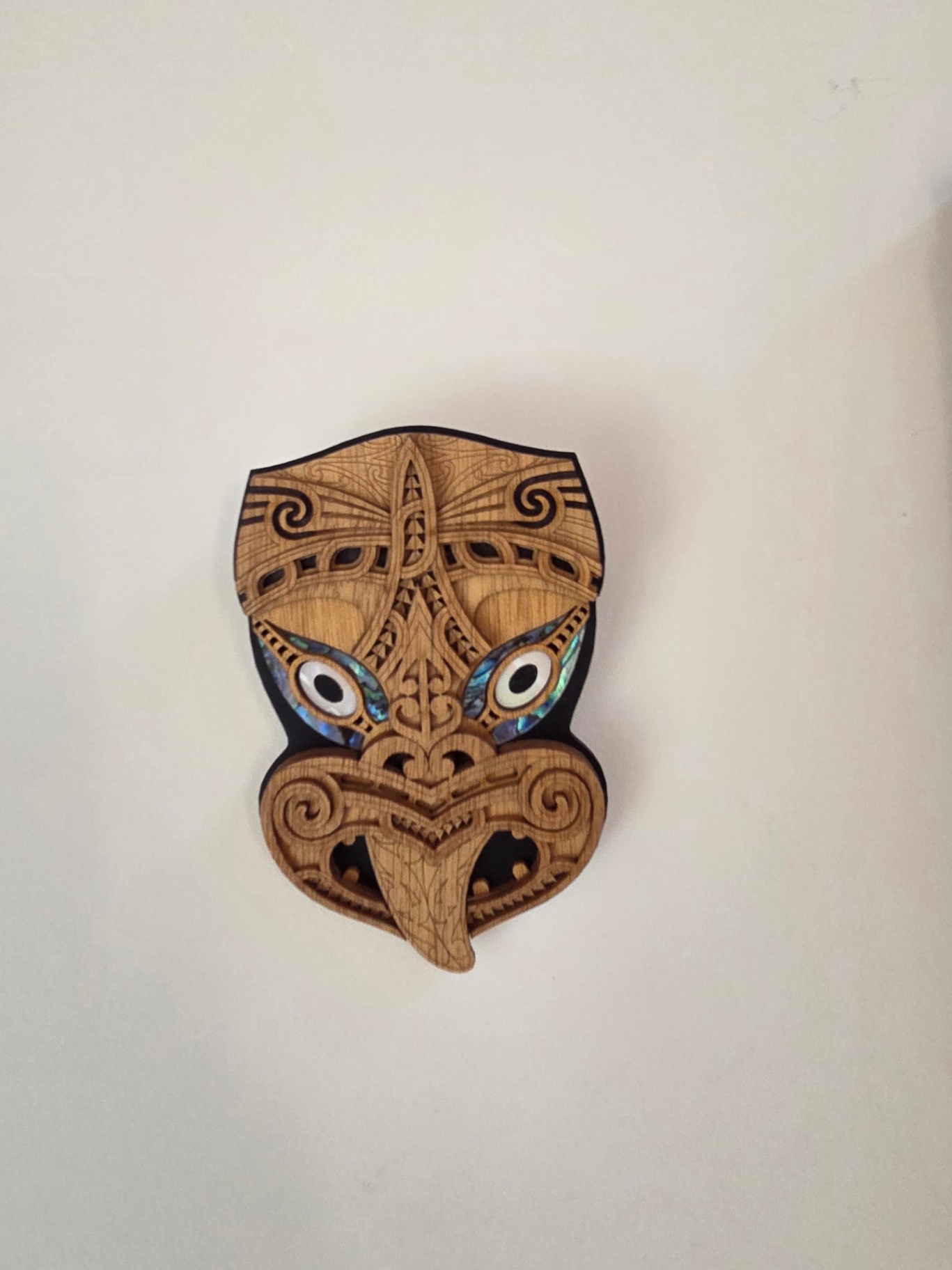 Framed Artwork Prints and Carved Wood Mask - image 3 of 3