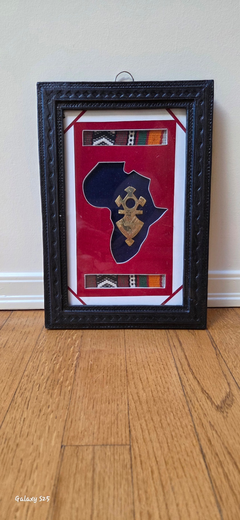 African-inspired wall art and sculpture set - image 1 of 3