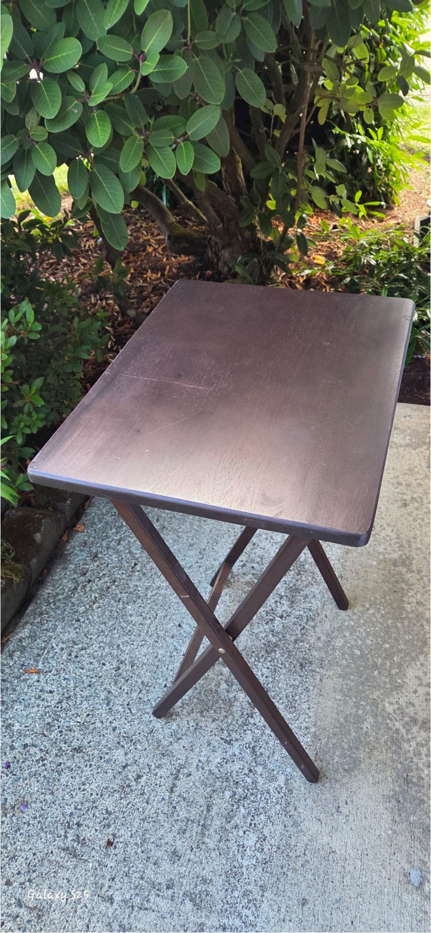 Wood Folding TV Tray Table - image 5 of 6