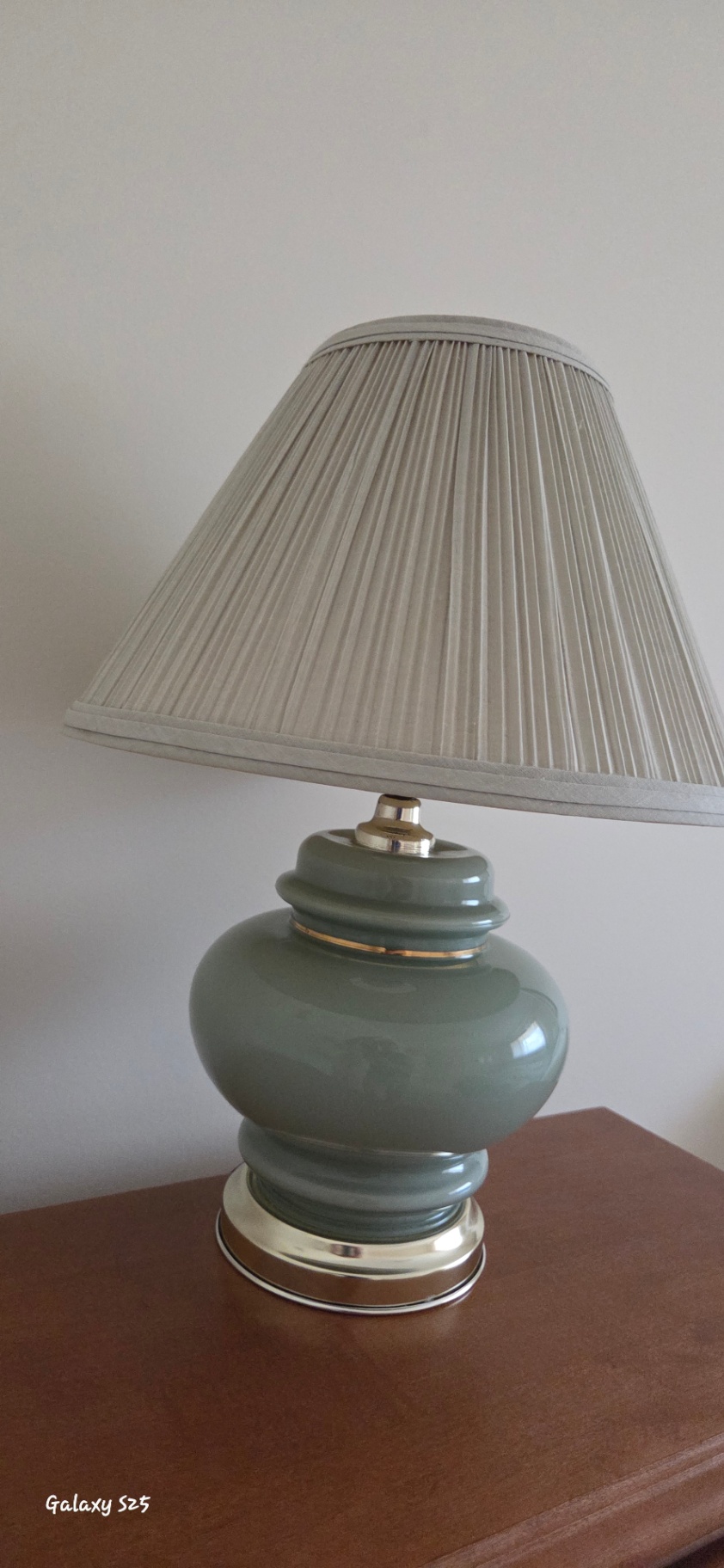 Ceramic Table Lamp with Porcelain Figurine Décor Pieces - image 5 of 6
