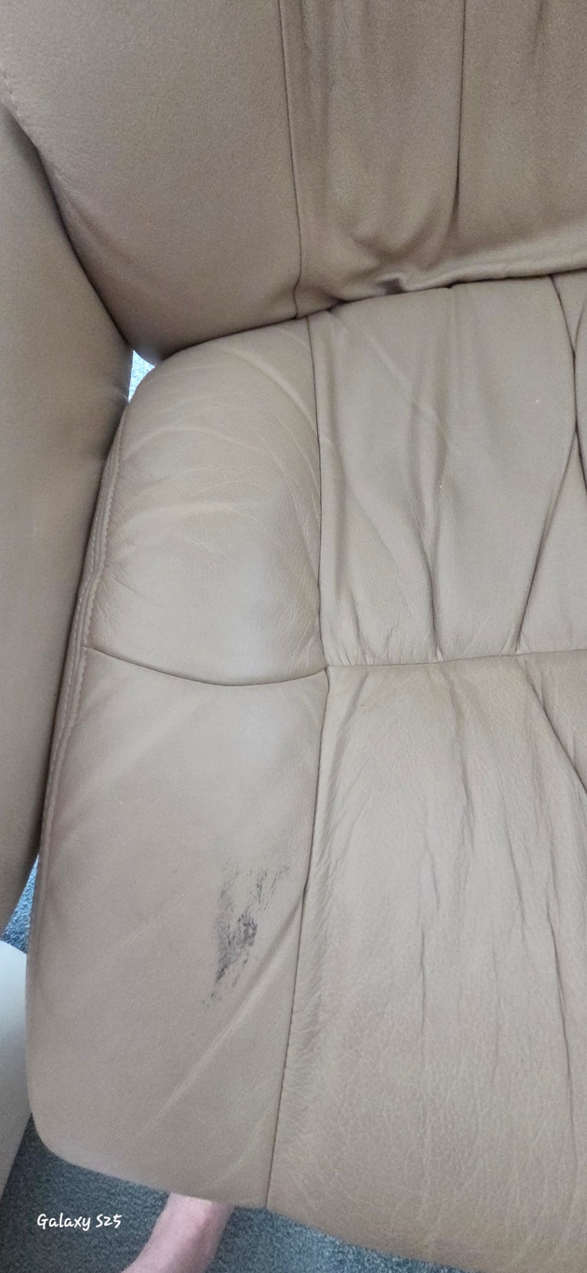 Leather Swivel Massage Recliner Chair - image 2 of 4