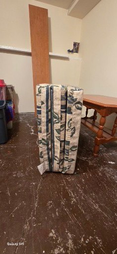Modular Armless Chair with Folding Floral Futon/Guest Bed - image 6 of 8