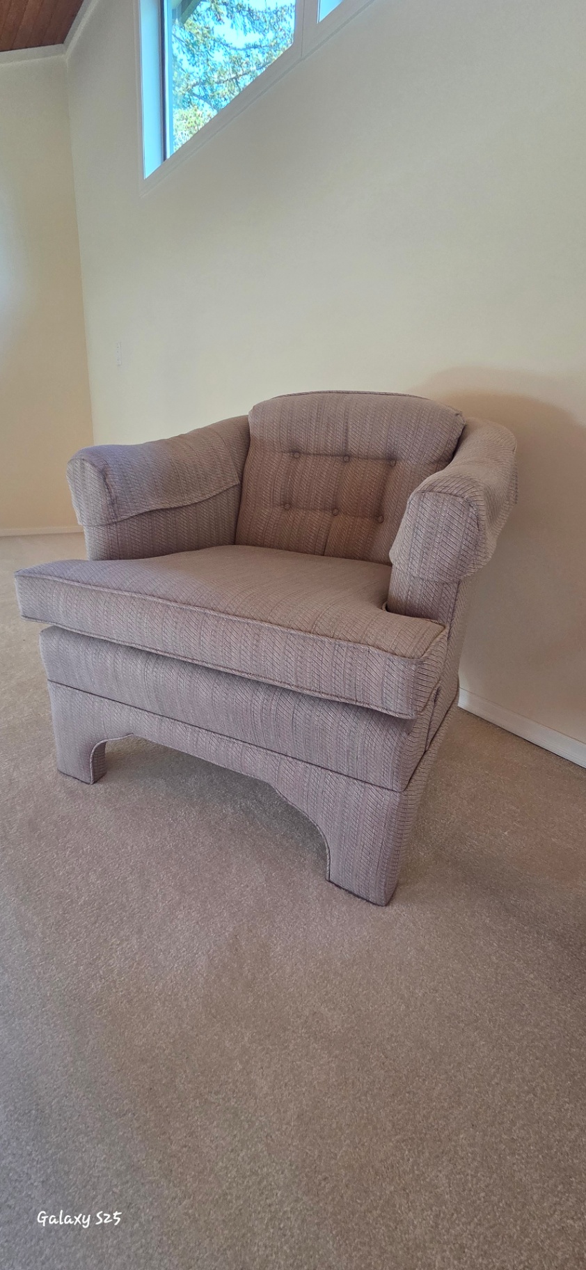 Upholstered Barrel-Back Armchairs (Pair) – Cushions Not Included - image 3 of 8