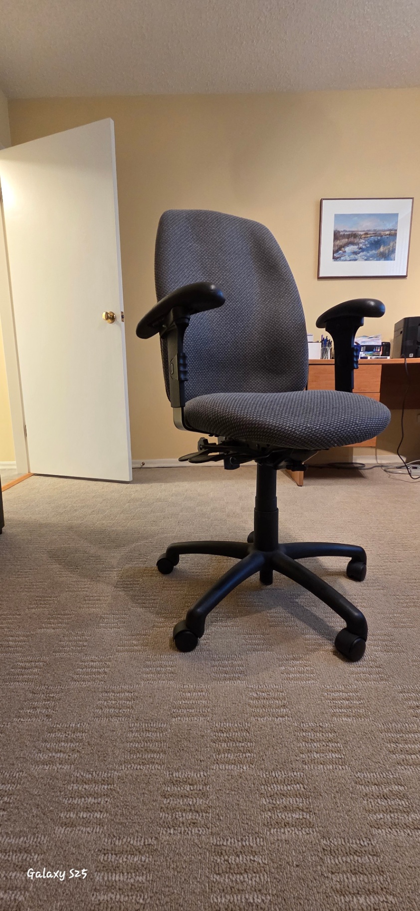 L-Shaped Corner Office Desk with Ergonomic Task Chair - image 5 of 5
