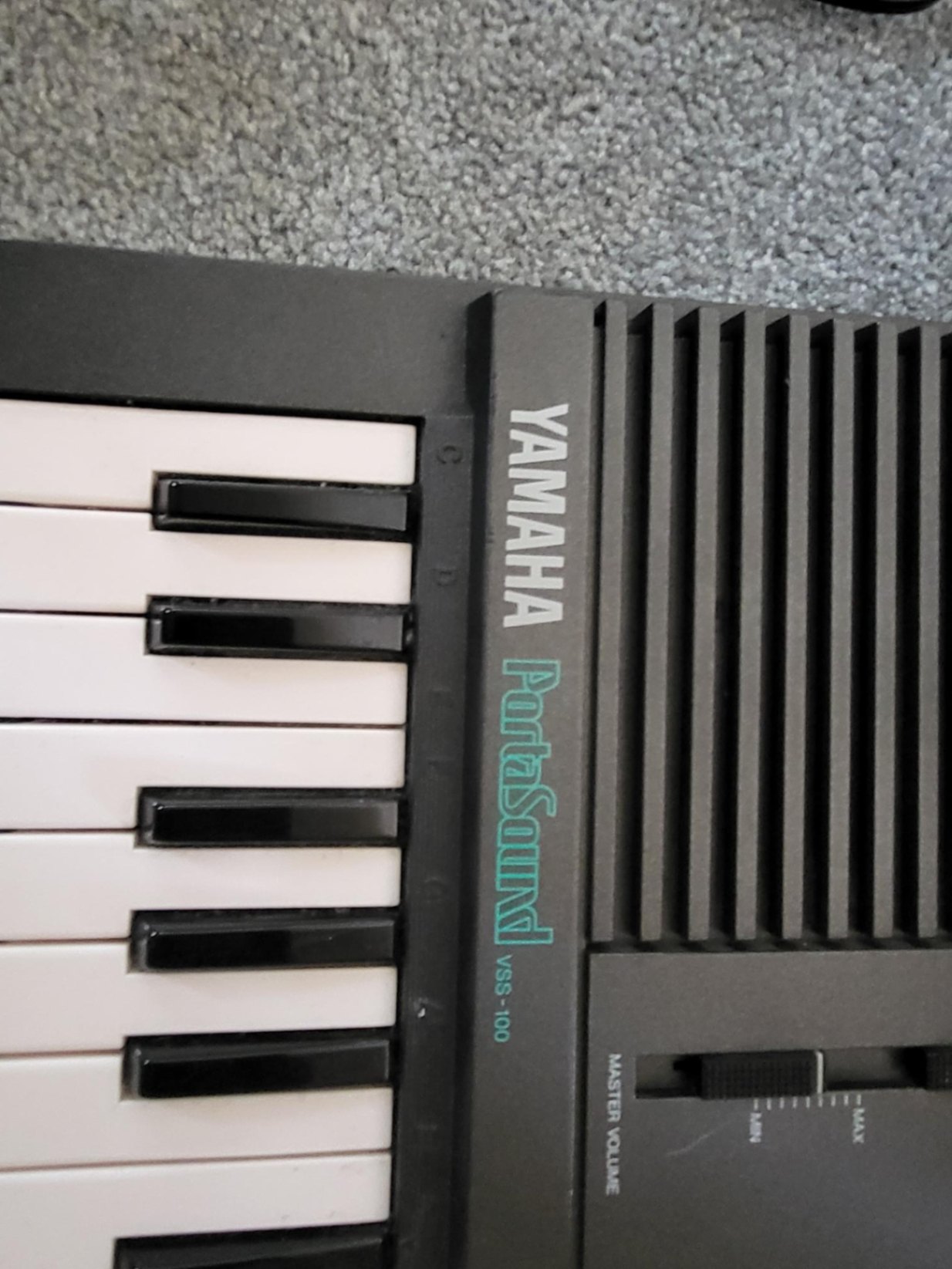 Yamaha PortaSound VSS-100 Digital Voice Sampler Keyboard with Power Adapter - image 2 of 2