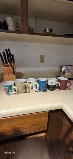 Coordinating Red & Navy Plastic Dinnerware Set with Mixed Mugs - image 8 of 8