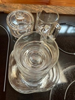 Coffee Grinder, Glassware & Kitchen Canisters Lot - image 3 of 4