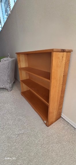 Wood Bookcase with Open Shelving (CDs Not Included) - image 2 of 2